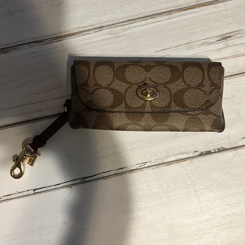 Brand New: Coach sunglasses case. Never used! Still has tags!